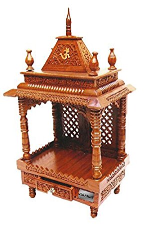 Aarsun Wooden Temple / Mandir 60 for Home & Office