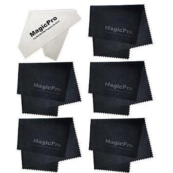 Microfiber Cloth, Magicpro Microfiber Cleaning Cloths - For All LCD Screens, Eyeglasses, Sunglasses, Tablets, Lenses, and Other Delicate Surfaces 6"x7"