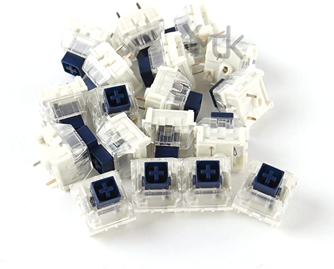 70-Pack Wholesales Kailh Box Navy Blue Jade Yellow Orange Tactile Clicky 3 pin Switches IP56 Water-Proof Compatible Cherry MX Switches