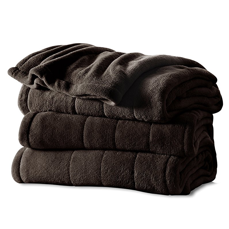 Sunbeam Fleece Heated Throw, Walnut, TSF8US-R470-33A00