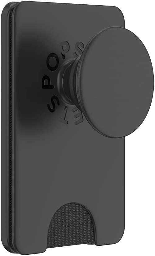 POPSOCKETS Pop Wallet  Grip Card Holder for Phone & Tablet (Genuine) - MagSafe Black
