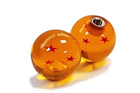 Kei Project Dragon ball Z Star Manual Stick Shift Knob With Adapters Fits Most Cars (3 Star)