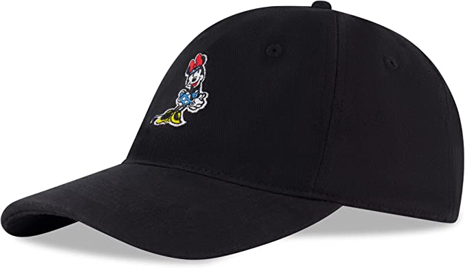 Disney Women's Baseball Cap, Minnie Mouse Adjustable Hat for Adult