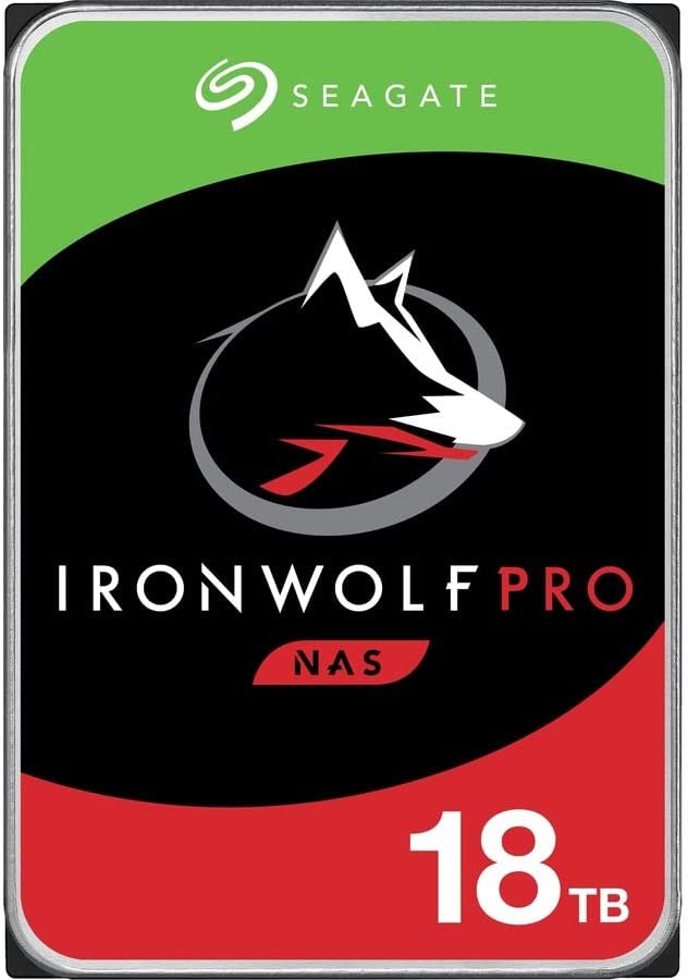 Seagate IronWolf Pro 18TB NAS Internal Hard Drive HDD – 3.5 Inch SATA 6Gb/s 7200 RPM 256MB Cache for RAID Network Attached Storage, Data Recovery Service – Frustration Free Packaging (ST18000NE000)