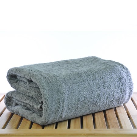 Luxury Hotel Towel 100 Genuine Turkish Cotton Towel Oversized Bath Sheet 40x80 Gray