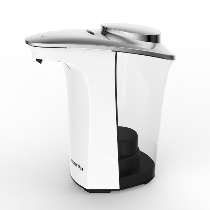 Automatic Soap Dispenser - Kitchen Sink & Bathroom Sensor Lotion Dispenser Pump 17oz by Ecocity (White)