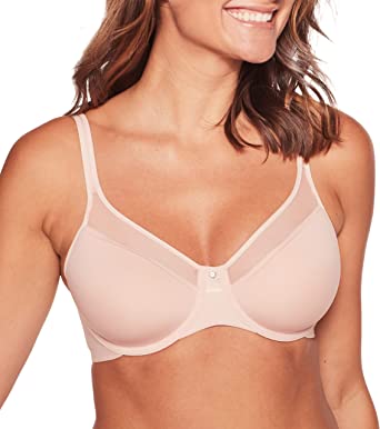 Bali Womens One Smooth U Ultra Light, Underwire T-Shirt Bra, Convertible Straps