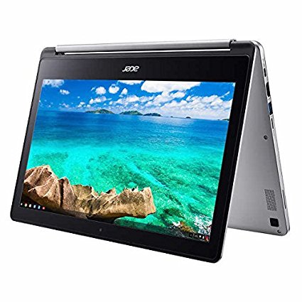 2018 Premium Acer R13 13.3" 2-in-1 Convertible Full HD IPS Touchscreen Chromebook - MediaTek Quad-Core MT8173C 2.1GHz 4GB RAM 32GB SSD PowerVR GX6250 WLAN Bluetooth Webcam HDMI 12hr Battery Chrome OS