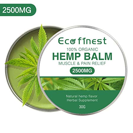 Hemp Balm for Pain Relief (2500MG)- Natural Hemp Extract Oil Salve for Back/Arthritis/Muscle Pain Relief, Premium Hemp Salve Non-GMO Anti-inflammatory for Joint Pain