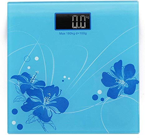 RYLAN Electronic Thick Tempered Glass & LCD Display Digital Personal Bathroom Health Body Weight Weighing Scales For Body Weight, Weight Scale Digital For Human Body, Weight Machine For Body Weight