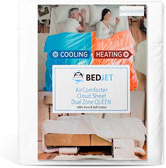 BedJet Cooling, Heating & Climate Control just for Your Bed (Cloud Sheet Dual Zone Queen)