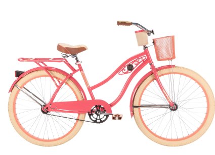 Huffy Bicycle Company Women's Deluxe Cruiser Bike, 26"/Large