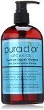 Pura dor Hair Loss Prevention Premium Organic Shampoo Brown and Blue 16 Fluid Ounce