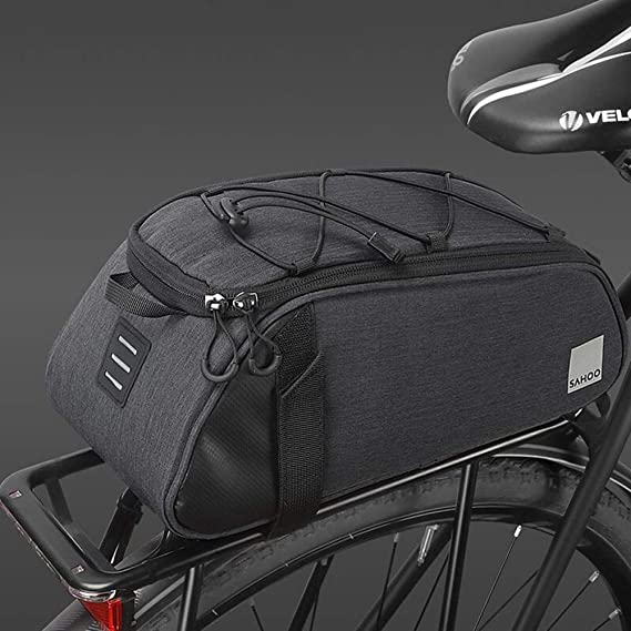 Cycle Saddle Rear Rack Pannier Bike Bag 7 L Mountain Road MTB Bicycle Bike Trunk Bag Bicycle Accessories Shoulder Handbag Bag Pannier Black