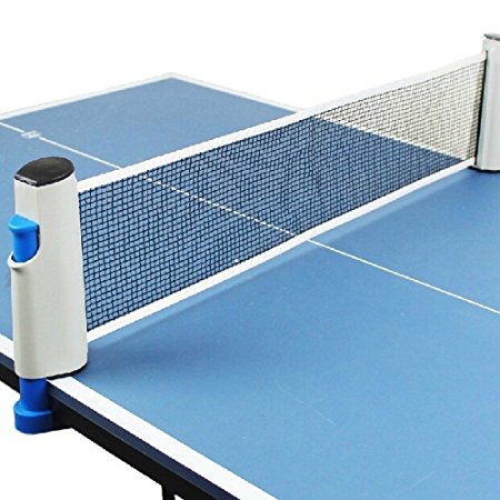 KLOUD City®Portable Retractable Table Tennis Net Rack/ Replacement Ping Pong Accessory