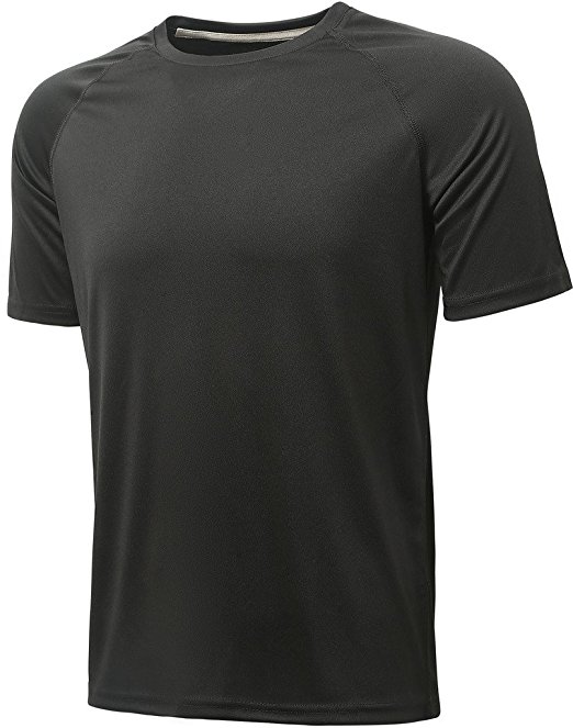 KomPrexx Mens Sports Shirts Short Sleeve Training Tee Shirt Breathable Athletic T-Shirts