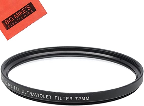 72MM Multi-Coated UV Protective Filter for Sony Cyber?Shot DSC-RX10 III, DSC-RX10 IV Digital Cameras