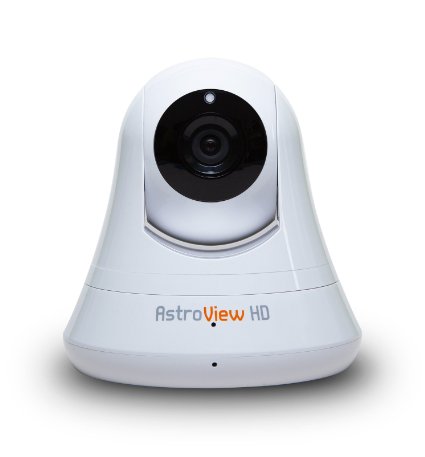 Astro View HD 360 Wireless Wi-Fi Video Monitoring Camera with Pan and Tilt Night Vision 2 Way Audio and Cloud Recording