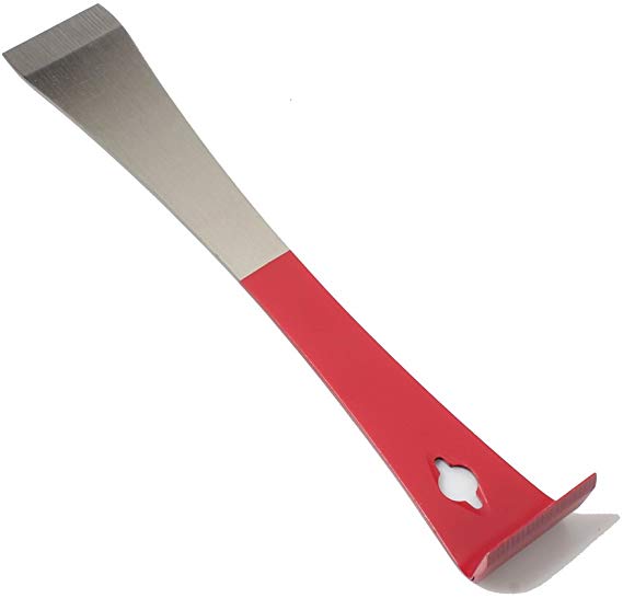REAMTOP Steel Hive Tool The Best Paint Scraping Tool Bee Hive Frame Lifter and Scraper for Beekeepers 9 Inch