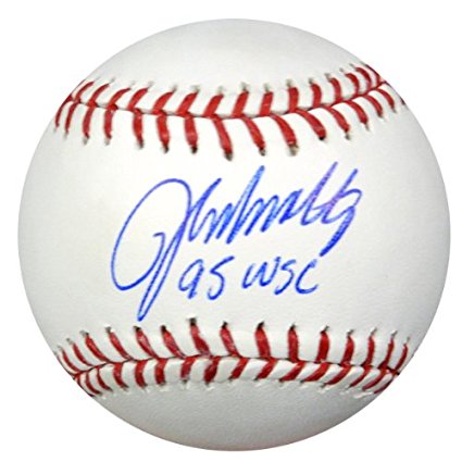John Smoltz Autographed Official MLB Baseball Atlanta Braves "95 WSC" PSA/DNA Stock #71400