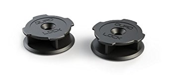 Quad Lock Wall Mount for All Quad Lock Equipped Devices - Twin Pack - Black