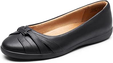 DREAM PAIRS Women’s Ballet Flats, Comfortable Round Toe Slip on Dressy Work Office Shoes