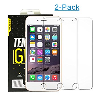 iPhone 8 Screen Protector, iPhone 7 Screen Protector, CIPO Anti-scratch Tempered Glass Screen Protectors (2 Pack) Case Friendly for Apple iPhone 8 and iPhone 7