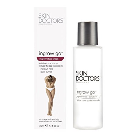 Skin Doctors Ingrow Go 120ml | Helps painful ingrown hairs pop out naturally and prevent new ones forming