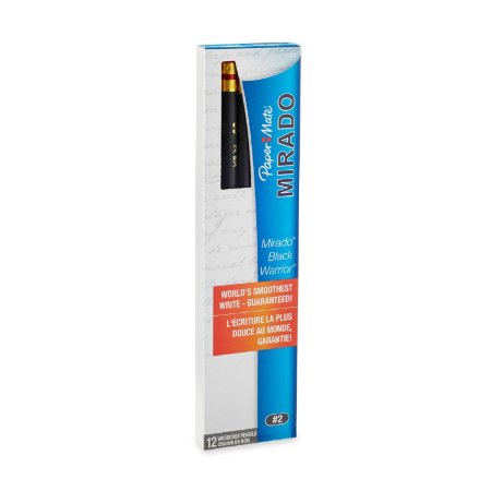 Paper Mate Mirado Black Warrior Wood Case Pencils, HB #2, 12-Count