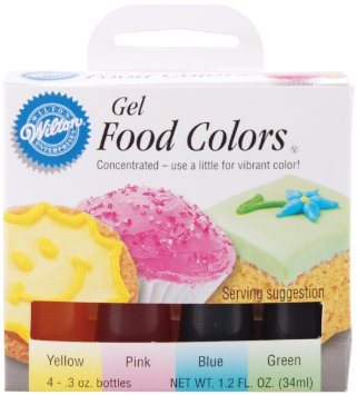 Wilton Gel Food Color Set, Primary
