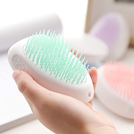 SUPERNIGHT Cat Brushes Short Hair, Cat Hair Shedding Brush Soft Protection Grooming Comb Massage Bath Brush Washable for Cats Dogs Pet With One Cleaning Button