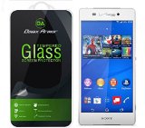 Sony Xperia Z3v Glass Screen Protector Dmax Armor Sony Xperia Z3v Screen protector Tempered Glass Ballistics Glass 99 Touch-screen Accurate Anti-Scratch Anti-Fingerprint Bubble Free Round Edge 03mm Ultra-clear Maximum Screen Protection from Bumps Drops Scrapes and Marks 1 Pack- Retail Packaging