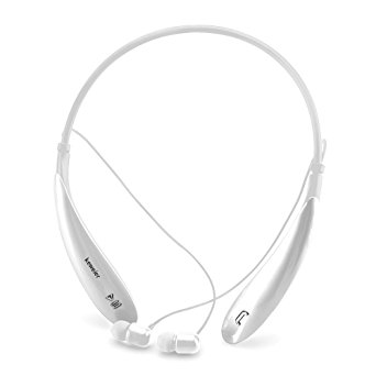 Universal Wireless Music Stereo Bluetooth Headset with microphone (White)