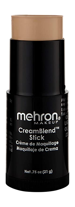 Mehron Makeup CreamBlend Stick (.75 oz) (LIGHT OLIVE)