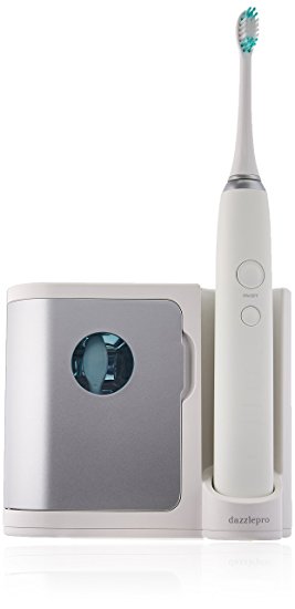 Dazzlepro Elements Sonic Toothbrush and UV Sanitizing Base, Silver