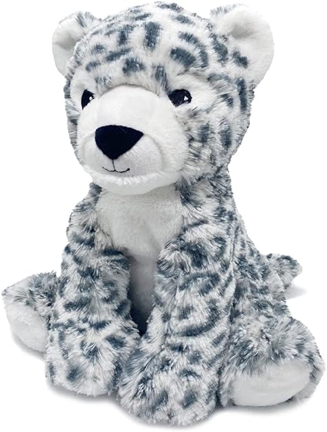 Warmies Snow Leopard Heatable and Coolable Weighted Stuffed Animal Plush