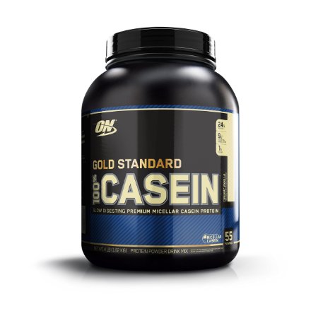 Optimum Nutrition 100 Casein Protein Creamy Vanilla 4 Pound