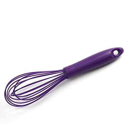Chef Craft Premium Silicone Wire Whisk, 10.75", Purple