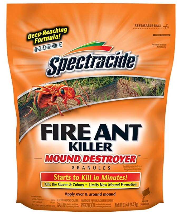 Spectracide  53236 Fire Ant Killer Mound Destroyer Granules, 7-Pound, Pack of 1