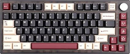 EPOMAKER Rome 173 Keys Cherry Profile ABS Double Shot Keycaps Set for ANSI/ISO Mechanical Gaming Keyboard, Compatible with Cherry Gateron Kailh Otemu MX Structure