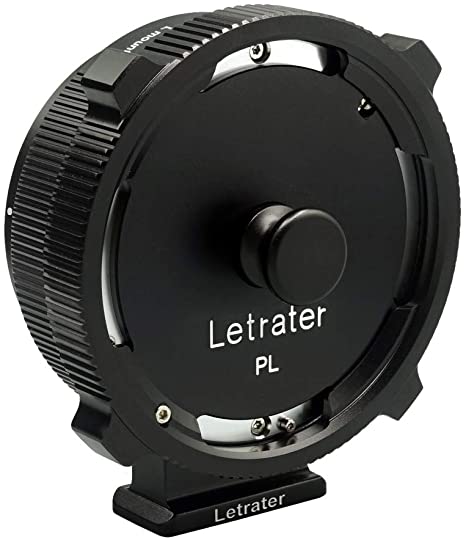 Letrater Lens Adapter PL-L for PL Lens Converter to L Mount Cameras-Panasonic S1 S1R S1H S5/Leica SL SL2 CL TL/Sigma FP DLSR ，Matte Black