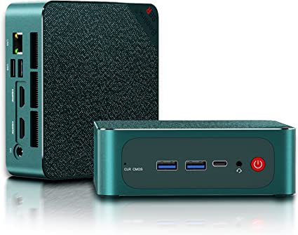 Beelink Mini PC, AMD Ryzen 7 6800H(8C/16T, Up to 4.7GHz), 32GB DDR5 RAM 500GB PCIe4.0 SSD, 680M Graphics, SER6 Pro Win 11 Mini Desktop Computer Support 4K@60Hz Triple Display/USB4/WiFi 6/BT5.2/2.5Gbps