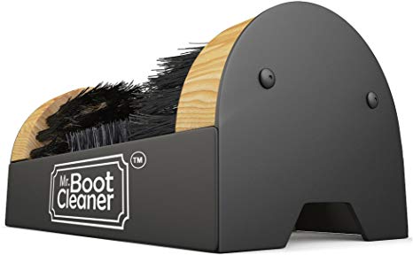 Boot Brush Cleaner Floor Mount Scraper Commercial With Hardware Indoor / Outdoor by Mr Boot Cleaner