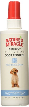 Nature's Miracle Supreme Odor Control Freshening Spray - Spring Waters Scent - 8 oz