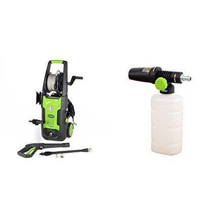 GreenWorks 1700 PSI 1.2 GPM Pressure Washer   High Pressure Soap Applicator