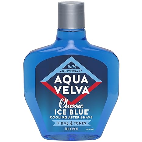 Aqua Velva Cooling After Shave, Classic Ice Blue, 7 Fluid Ounce