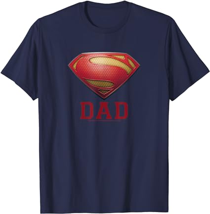 Superman Man of Steel Dad of Steel T-Shirt