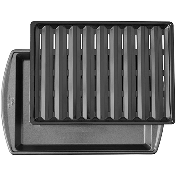 17-Inch Nonstick Broiler Pan in Gunmetal