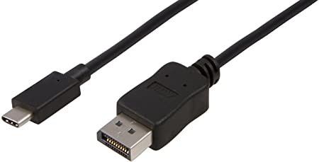 Accell USB-C to DisplayPort Cable - USB 3.1 Type-C to DisplayPort 1.2 Cable - 6 Feet, 4K UHD @60Hz - Compatible with Thunderbolt 3, MacBook Pro 2016 & Newer, Dell XPS 13, Samsung Galaxy S8