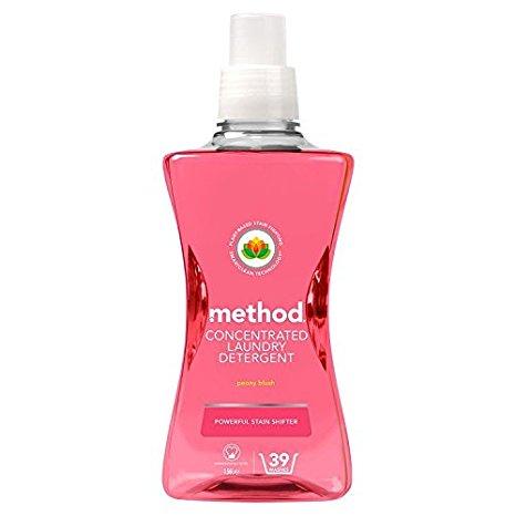 Method Concentrated Laundry Liquid Detergent Peony Blush, 39 Washes